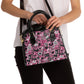 Hearts In Black Handbag