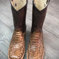 Men’s Brown python boots by ED.boots