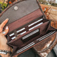 The Hazy Elva Wallet (Brown Leather ) a Haute Southern Hyde by Beth Marie Exclusive