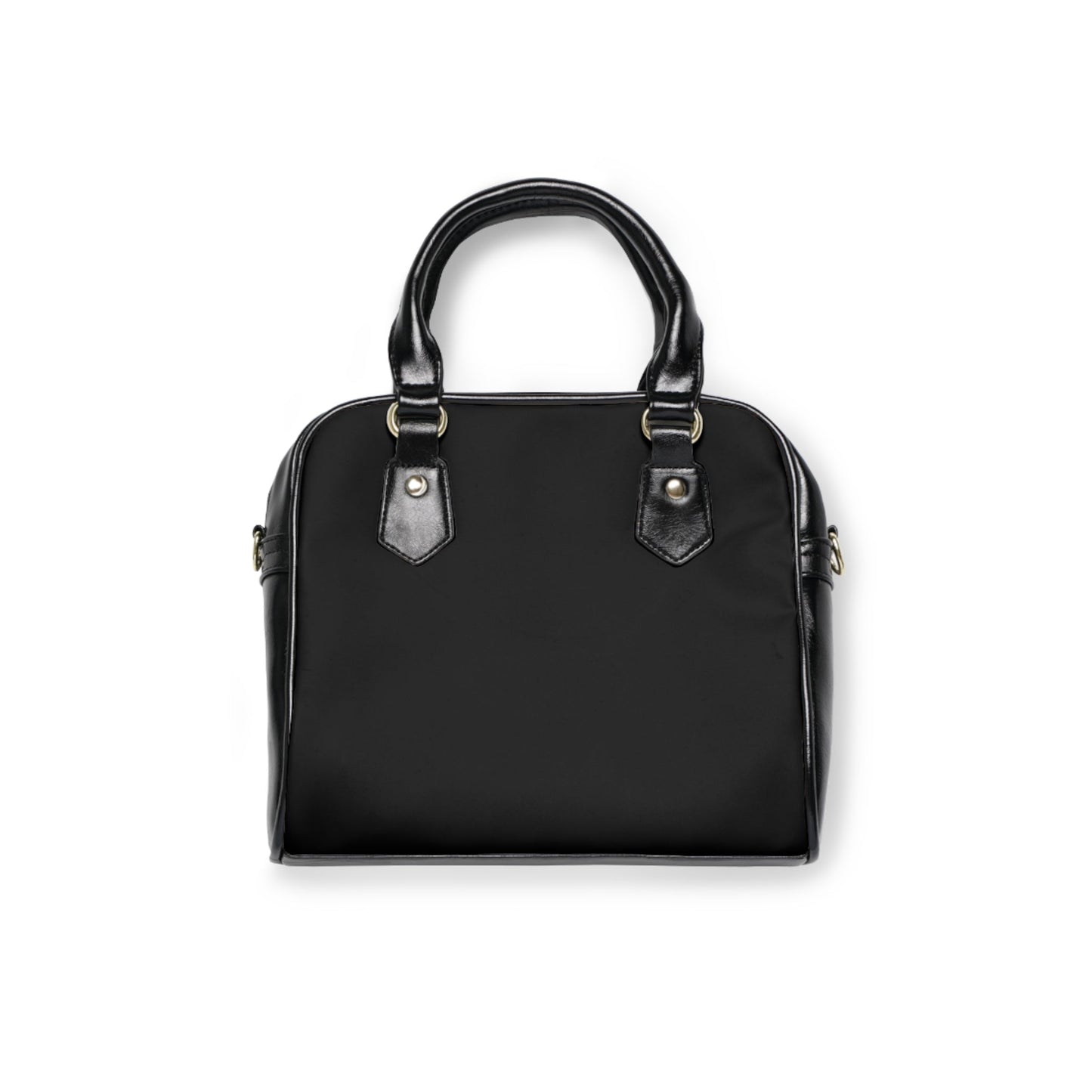 Hearts In Black Handbag