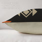 Black Aztec Pillow Case Made in America