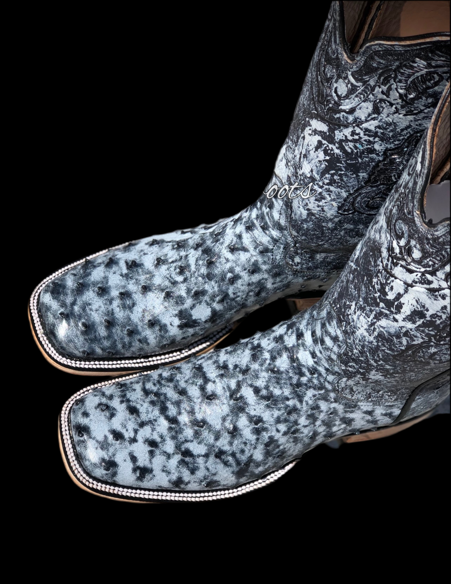 Blue lava ( ostrich Boltsboots signature)