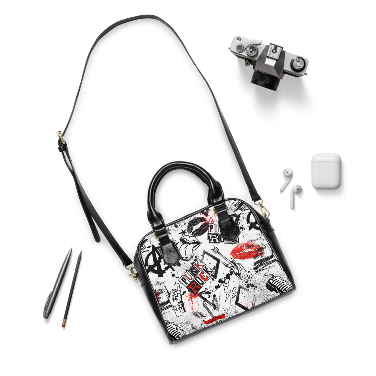 Riot Rock Handbag Black