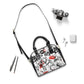 Punk Rock Shoulder Handbag Red