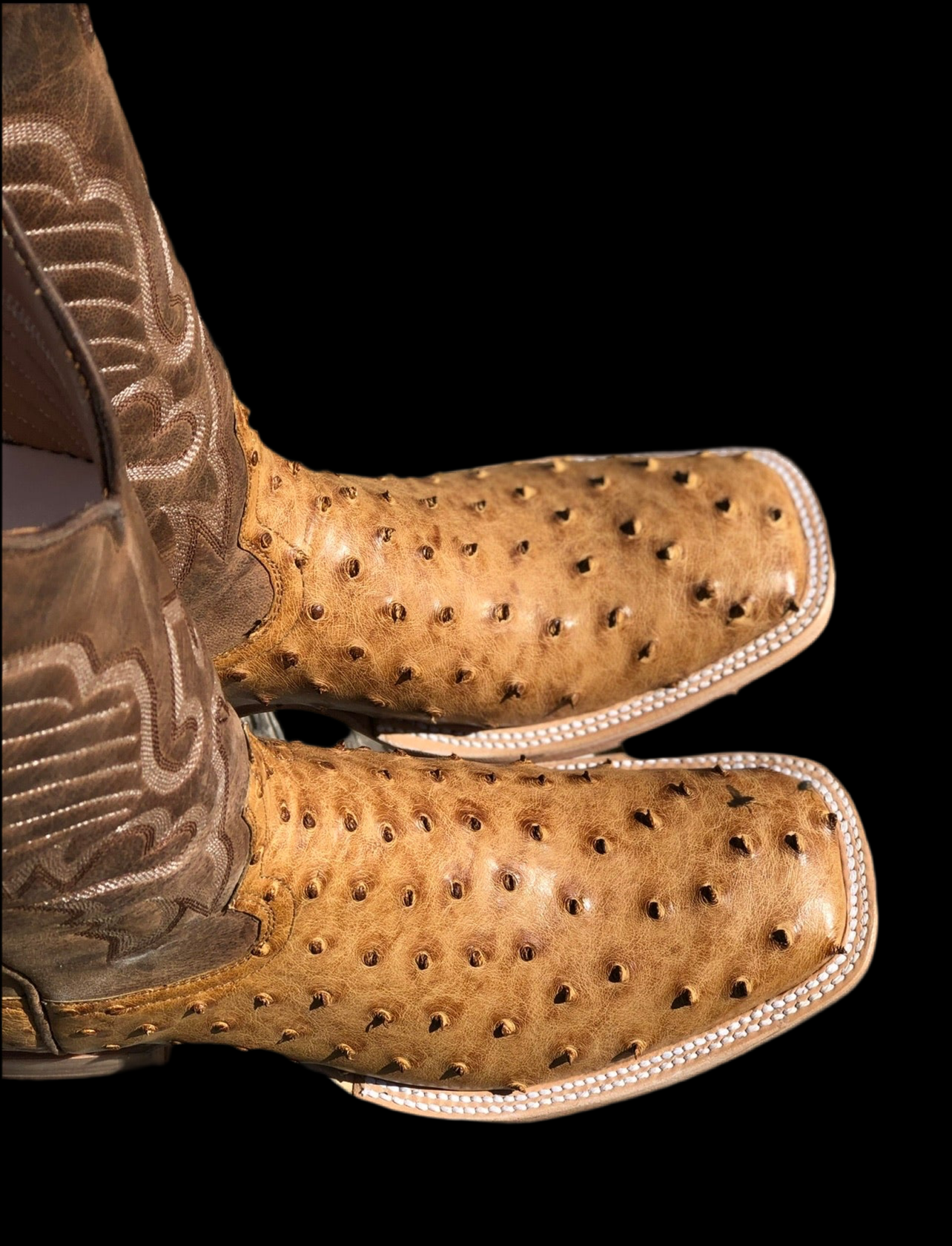 Umber ( cc ) ostrich Boltsboots signature