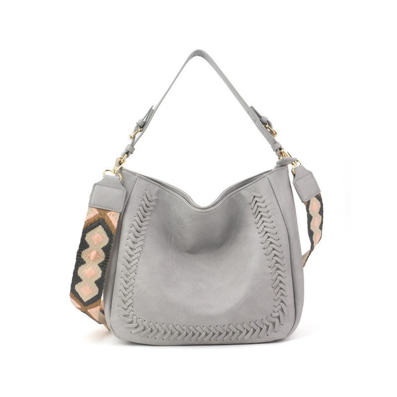 The Harper | Cross Stitch Messenger Bag