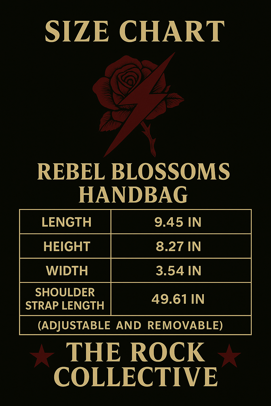 Rebel Blossoms Handbag