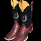 Burgundy ostrich Boltsboots signature