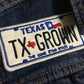 Tx grown embroidered patch