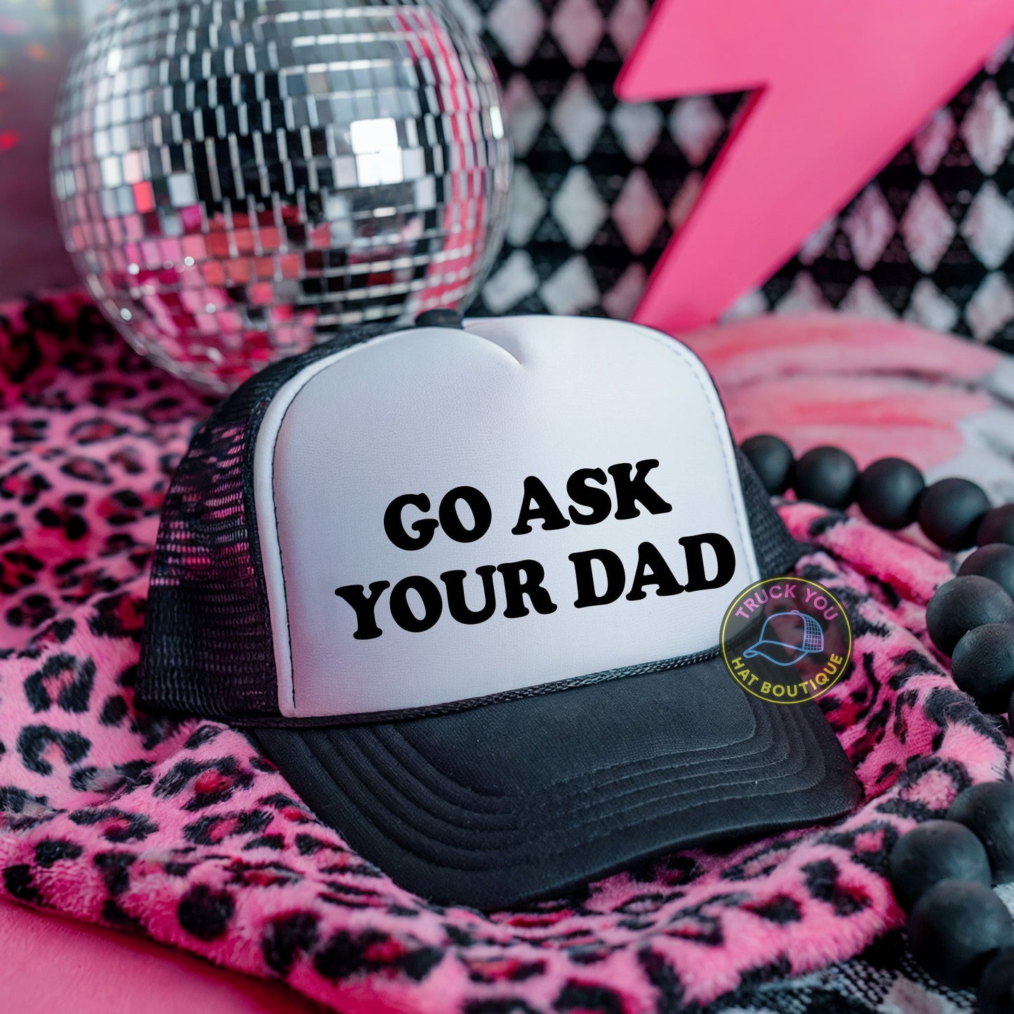 Go Ask Your Dad Adult Otto Foam Trucker Hat