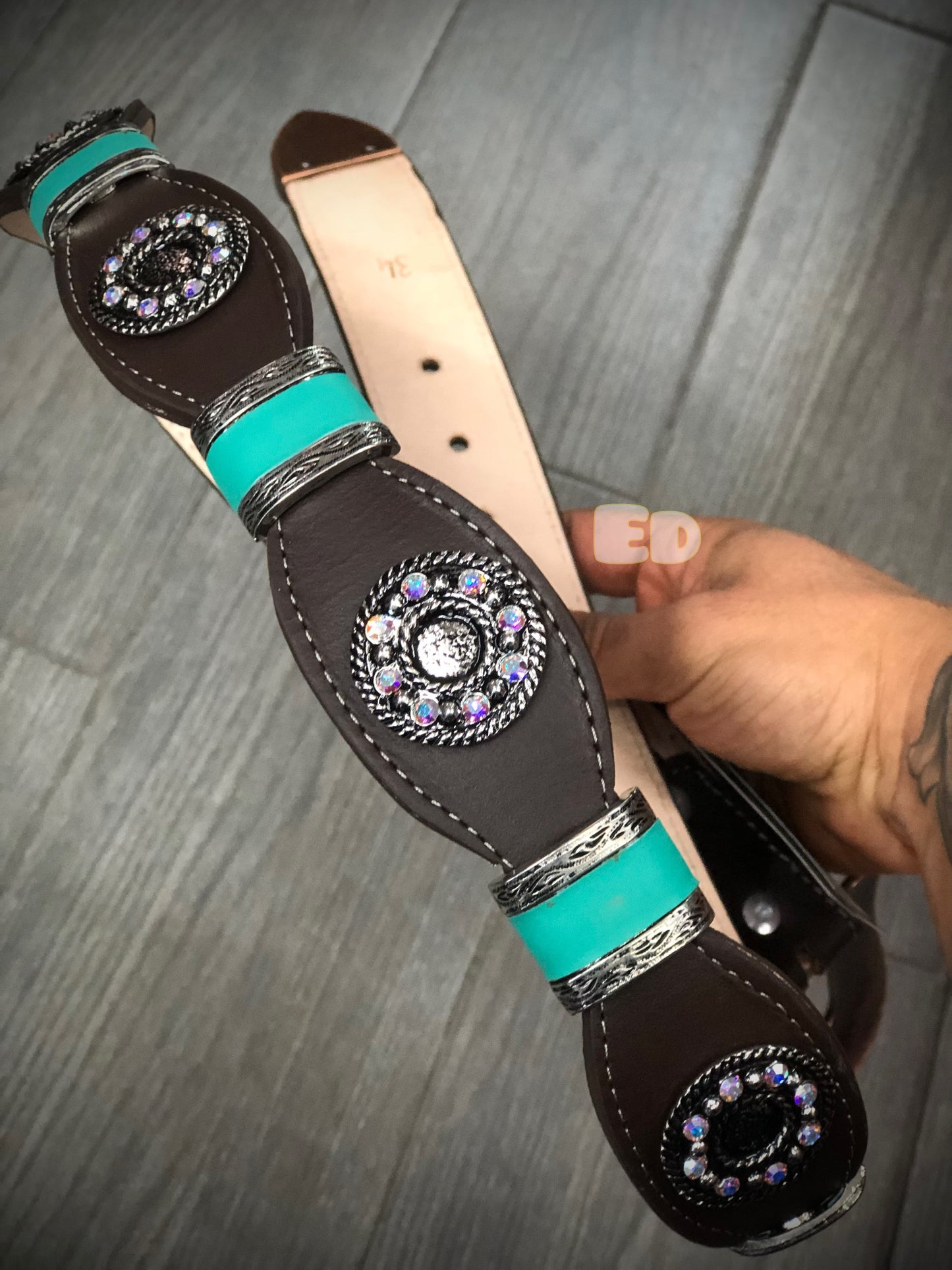 Genuine leather belt