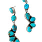 Corrales Authentic Blue Ridge Turquoise Earrings