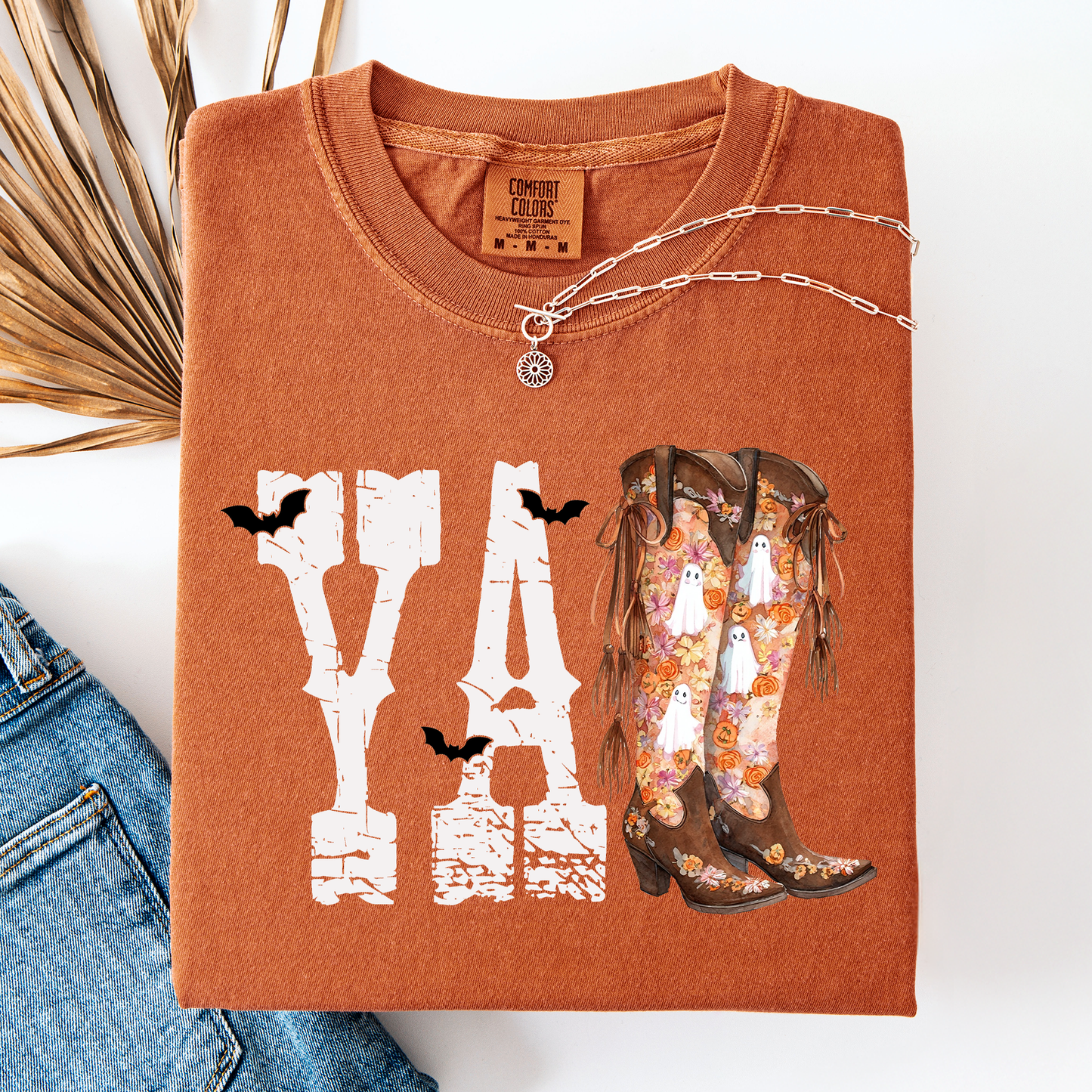Y'all, Cowboy Boots, Western, Halloween, Autumn, Fall, Comfort Colors T-Shirt