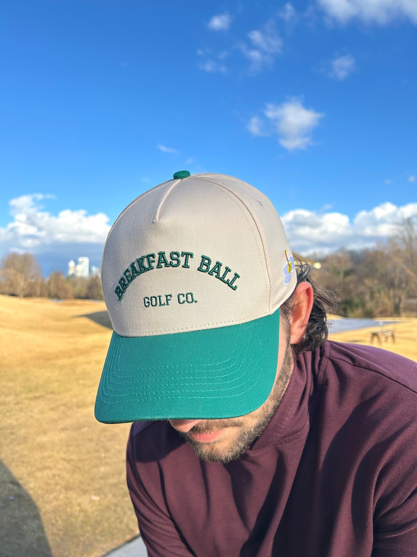 Breakfast Ball – Green Two Tone Snapback
