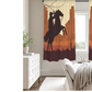 Desert Cowboy Curtains 52"x63" (2-Piece) Made in America