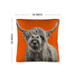 Silly HIghland Throw Pillow Case Made in America