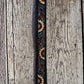 Genuine Leather Western Belt with dark tooled sunflowers and turquoise by Double B Wild Rags