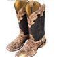 Lilies natural handtooled (( Boltsboots signature))