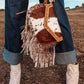 Dallas Fringe Cowhide Purse