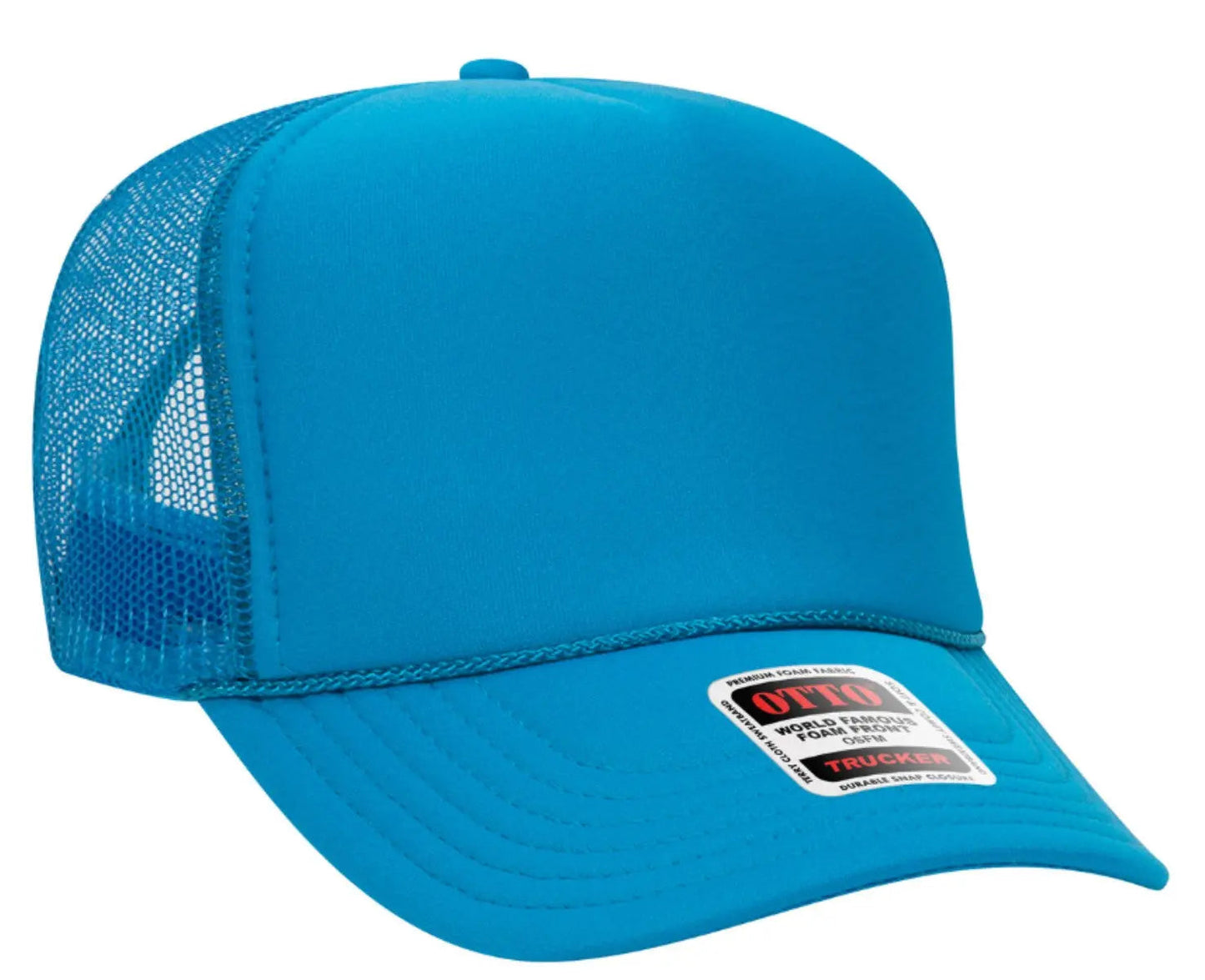 If My Mouth Doesn't Say It My Face Totally Will Text Adult Otto Foam Trucker Hat