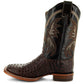 Brown Caiman Belly Print Men's Cowboy Boots H4001
