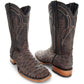 Soto Boots Mens Out of the Wild Brown Ostrich Print Boots H50031