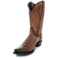 Men's Snip Toe Cowboy Boots Tan (H50030) | Soto Boots