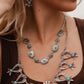 Squash Blossom and Faux Turquoise & Earring Set - 24 inch necklace