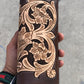 Cadd brown handtooled wallet