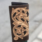 Cadd brown handtooled wallet
