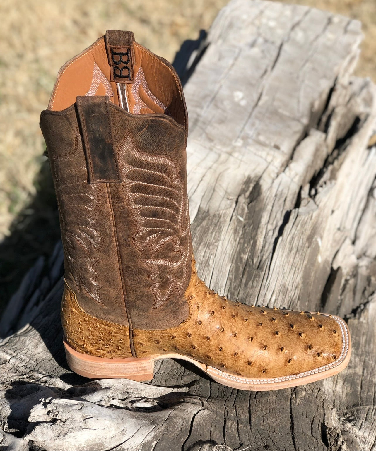 Umber ( cc ) ostrich Boltsboots signature